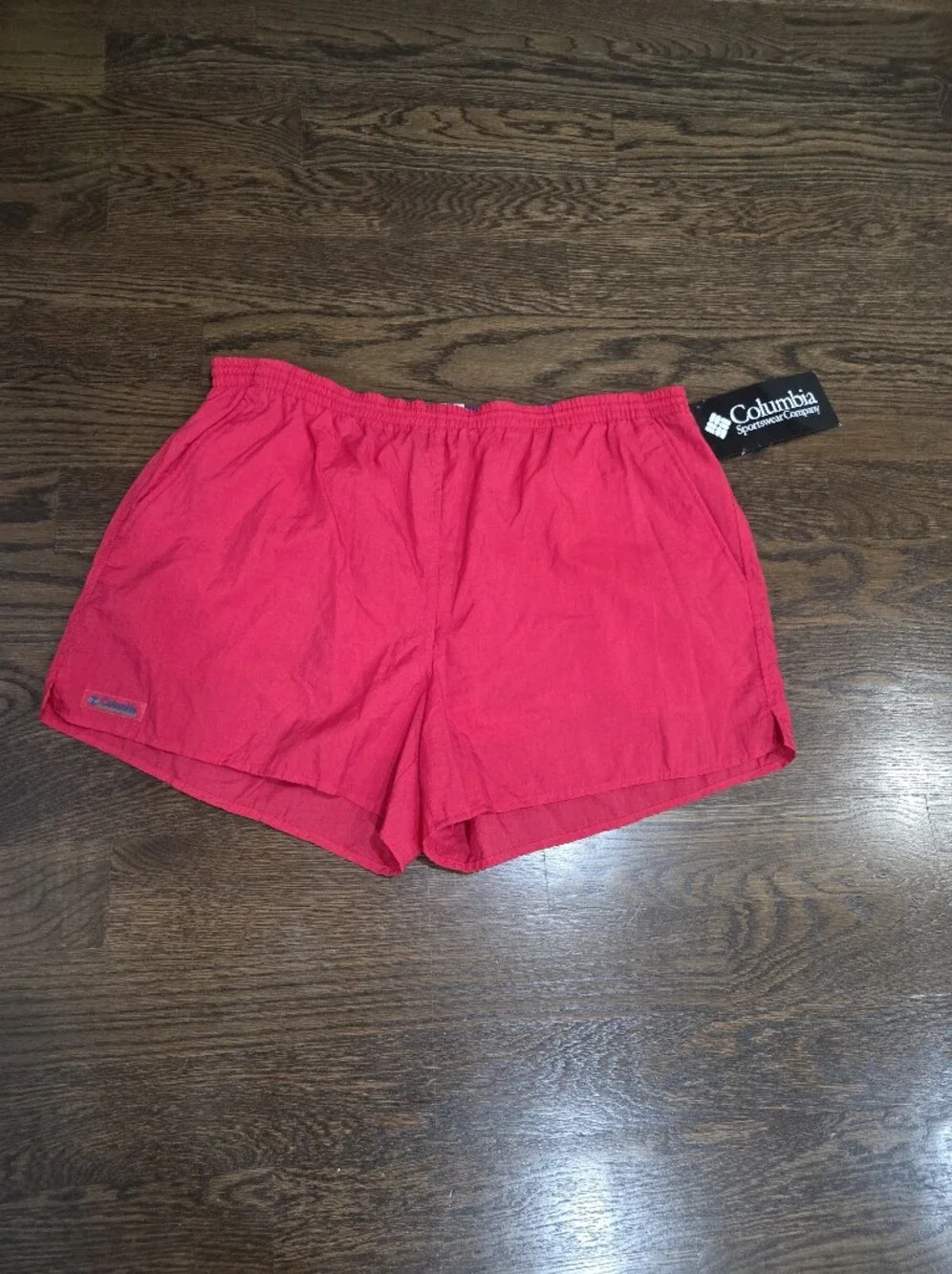Vintage Columbia Hot Pink men's Swim  Shorts Sz.XL